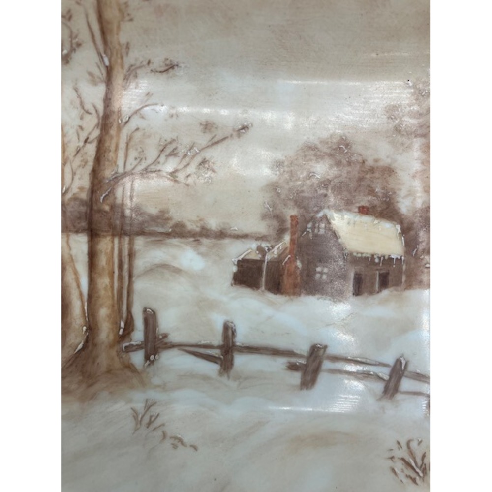 Handcrafted Ceramic Ashtray Vintage 1959 Signed and Dated 7.5"Length - Picture 2 of 4